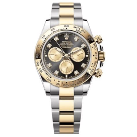 gold rolex black face|Rolex Cosmograph Daytona in Oystersteel and gold, M126503 .